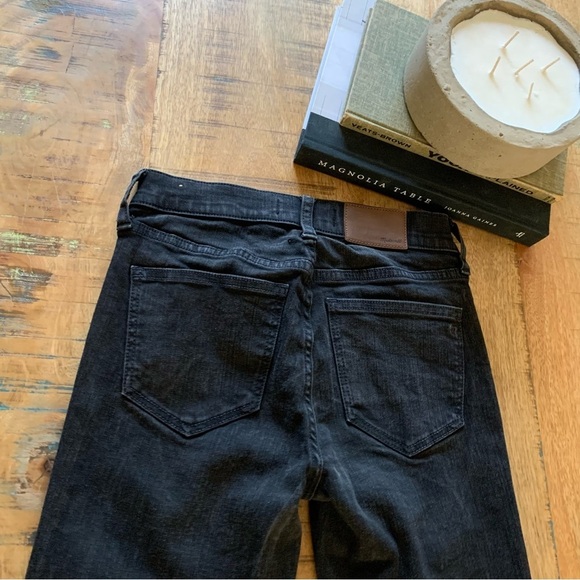 Madewell Alley Straight Jeans in Black Frost Size 24 - Picture 6 of 15